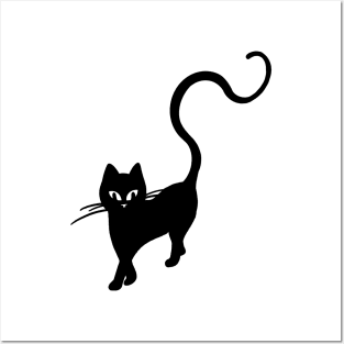 Long Tail Kitty Cat Posters and Art